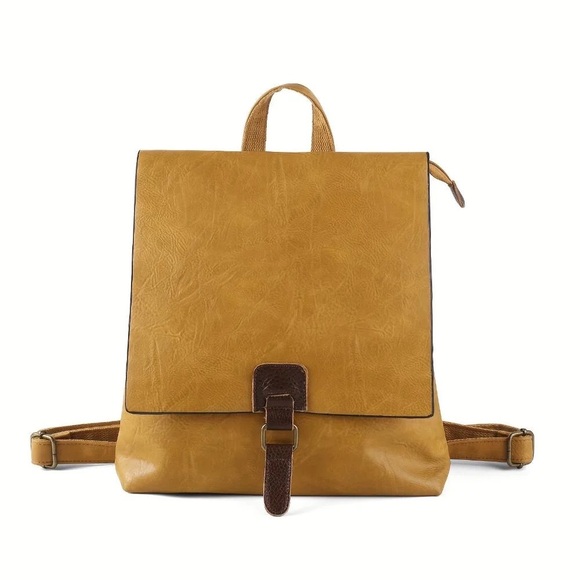 GRACE Harper Multifunctional Retro Handcrafted Leather Backpack - Picture 1 of 14